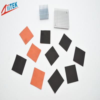 China High thermal conductivity 240 W/ mK -40℃ ～250℃ black pyrolytic graphite sheet 85 shore00 TIR 250CU 2.7 g/cc for sale