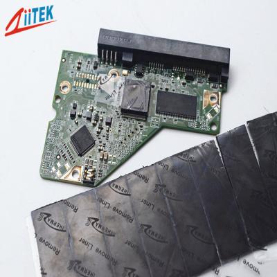 China Hot Popular China manufacturer 1mmT 1.5w black thermal conductive gap filler pad 35shore00 for LED modules for sale