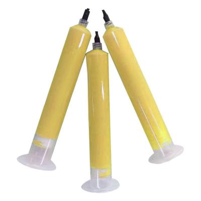 China emissor de isofrequência termicamente condutor macio amarelo 2,6 g/cc 200V/mil da massa de vidraceiro do silicone 2W/mK para irradiar os módulos à venda