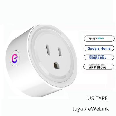 China 110-220V TUYA EWELINK WIFI CONTROL SMART SOCKET Residential / Multipurpose MOQ 1PC USA SOCKET TYPE for sale