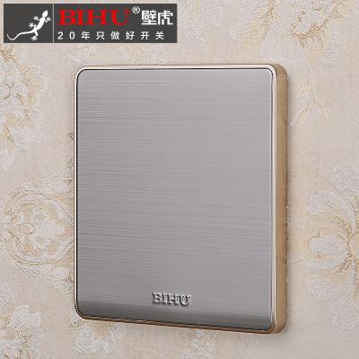 China Brand New BIHU 86mm Design Stainless Steel Wall Switch Socket Series Residential Housing Wall Plate for sale