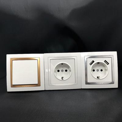 China EU OEM Brand Single Color PC Tripple Wall Outlet Residential/Multi-Purpose Market Double Plastic Hot Sale for sale