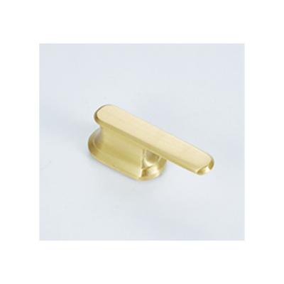 China Sterilization China Simple Styles Design Brass Handles Wardrobe Cupboard Gold Handles for sale