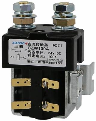 China SAYOON Top Selling Products Magnetic DC Contactor SW80 Magnetic Contactor CZW100A/ZJW100A/SW80 for sale