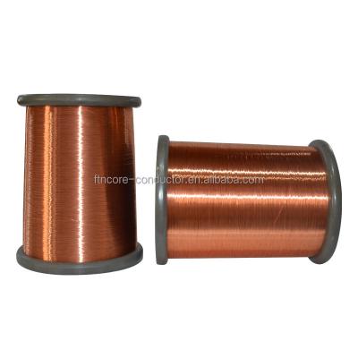 China Super Fine Super Fine Solderable Super Fine Enamel Copper Wiring Magnet Wire Heating Wire, 0.02mm Enameled CCA Copper Aluminum Alloy for sale