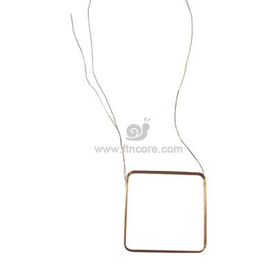 China High Quality Induction Magnet Enameled Round Hollow Copper Induction Antenna Wireless Charger Coil for sale