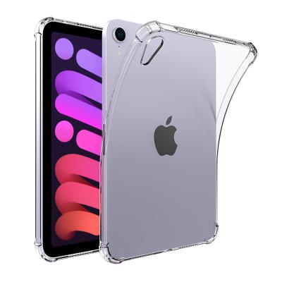 China Clear Protective Silicone Case For iPad Mini 6 Cover Ultra Thin Shockproof Snare For Apple 2021 mini 6 Funda Case for sale