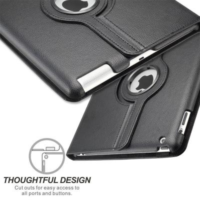 China Protection For iPad Mini 1 2 3 360 Degrees Rotating PU Leather Flip Cover Case capa For iPad Mini 4 5 Tablet Case Smart Coque for sale