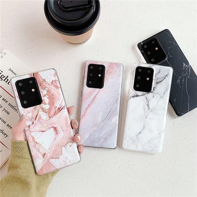 China TPU+PC For Galaxy S22 Case Luxury Matte Marble Stone Phone Plain TPU Soft Back Case For Samsung Galaxy S22 Plus for sale