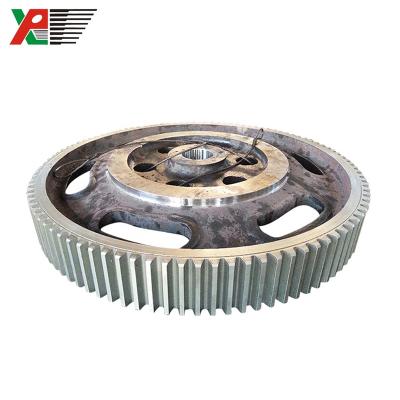 China Factory gear for mining equipment carbon steel casting big spur gear for sale