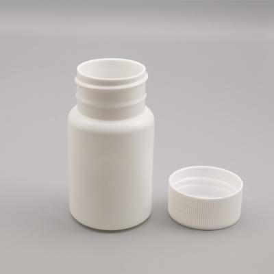 China Nature 100ml Recyclable HDPE Plastic Pill Bottles With Twist Off Lids for sale