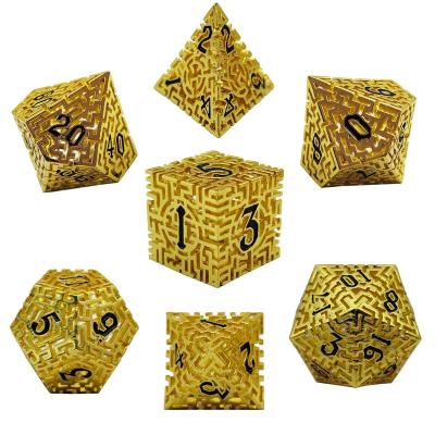 China Group 7pcs COC Group Metal Hollow Dies Polyhedral Stock Dies Set DND Hollow Polyhedron Dies Metal Bone Dies for sale