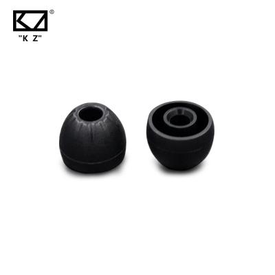 China For Universal KZ Earbuds Black Silicone Earphone Tips In-Ear Ear Plugs Earplugs Cotton Silicone Case Warhead for sale