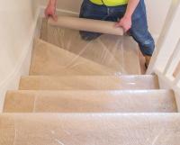 Chine anti saleté de 1220mm 0.08mm contre le protecteur de tapis d'escalier de peinture de mur à vendre