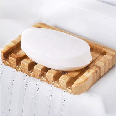 China Low MOQ Factory Price Bamboo Wooden Soap Rack Sustainable Soap Dish Rack for sale