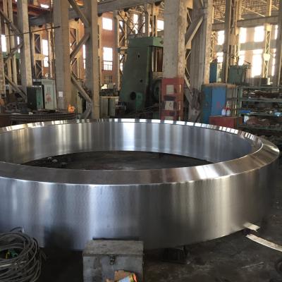 China Rotary Kiln CNC Machining Bearing / Tire Mill Mount Ring / Rotary Kiln Large Cement Bearing Trye for sale