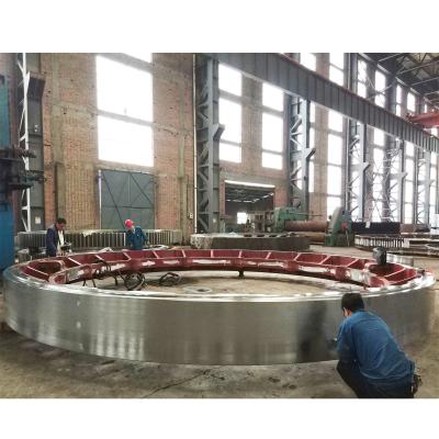 China Rotary Kiln Ring Mill Bearing Tire / Heavy Duty Dryer Riding Ring Dryer Forging for sale