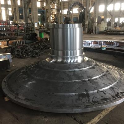 China ISO Machining Heavy Duty CNC Lathe Cast Iron Shell Cover Carbon Steel Casting Shaft End Ball Mill Heavy Duty Customized Cap for sale