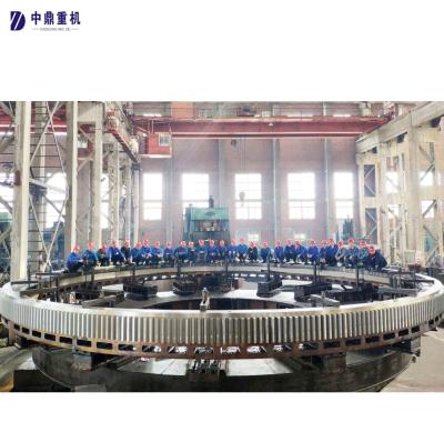 China Cement/alloy rotary kiln perimeter gear ring gear/OEM steel gear wheel for sale