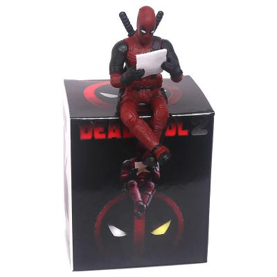 China Globe Mean Little Deadpool Do Anime Model Mini Little Deadpool Office Boy Marvel Car X-Men Antihero for sale