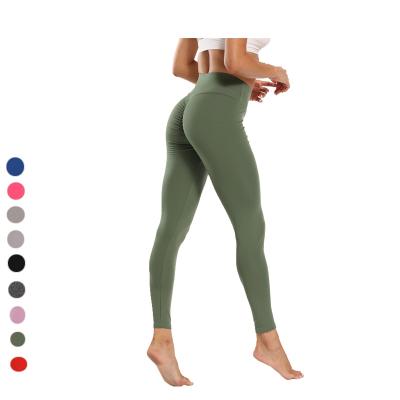 China Breathable Women Running Fitness Yoga Wear Sexy Seamless Yoga Gaiters Pants for sale