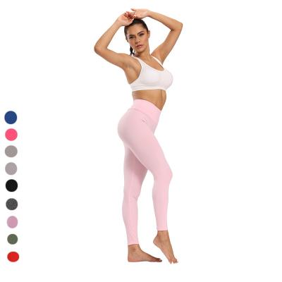 China Breathable High Waisted Yoga Pants Gaiters Sports Seamless Sports Yoga Wear For Women for sale