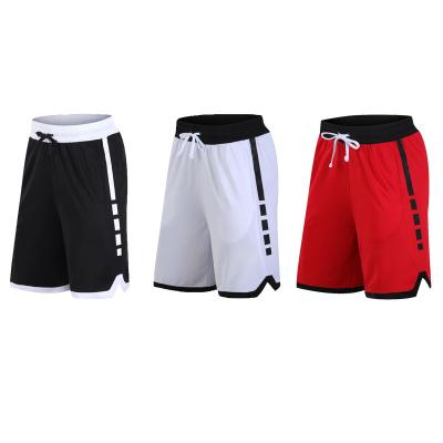 China Adults Antibacterial Basketball Uniform Shorts Custom Logo Shorts With Pockets Sublimation Blanks for sale