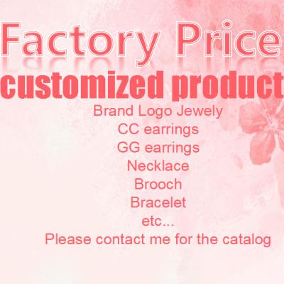 China FASHIONABLE custom letter top brand factory direct sales designer ladies luxury earrings for sale