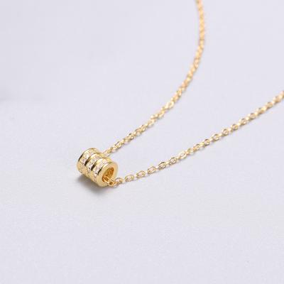 China 2021 TRENDY Grid Sale 925 Sterling Silver Jewelry Necklace Chain Necklace for sale