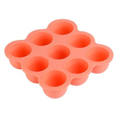 China Large Viable Silicone Ice Cube Tray, Baby Food Freezer Container, Food Tray Dishwasher Safe for sale