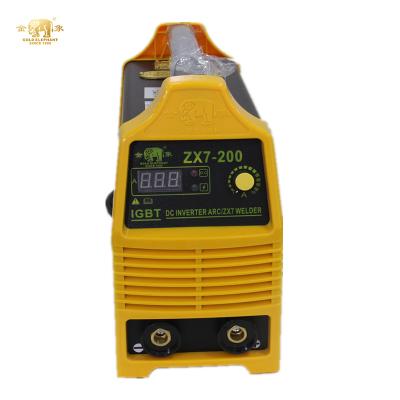 중국 Muttahida Majlis-e-Amal ZX7 200 ELEPHANT Single Phase DC Inverter PORTABLE GOLD Arc Welding Machine Manual Metal Arc Welder 판매용