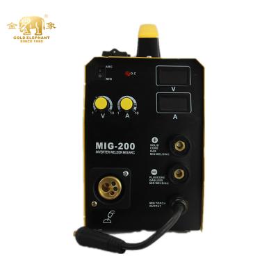 China ELEPHANT MIG Inverter Welding Machine MIG AMP Welding Machine PORTABLE GOLDEN Arc MIG 200 for sale