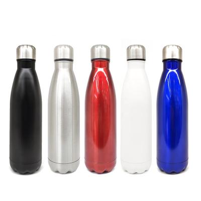 China Sustainable Wholesale Travel Sports Drinking Bottles Vacuum 500ml Cola Bottle Thermos Flasks Stainless Steel Insulated Water Bottle For Kids for sale