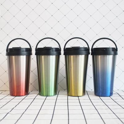 China Sustainable Portable Tea Coffee Mugs Mugs Sublimation Blanks Stainless Vacuum Insulated Double Walled Tumblers With Custom Logo for sale