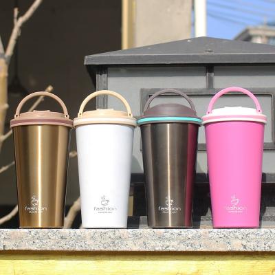 China Sustainable Wholesale Eco Friendly Tumblers Mugs Camping Coffee Mugs Stainless Steel Travel Mugs With Custom Logo for sale