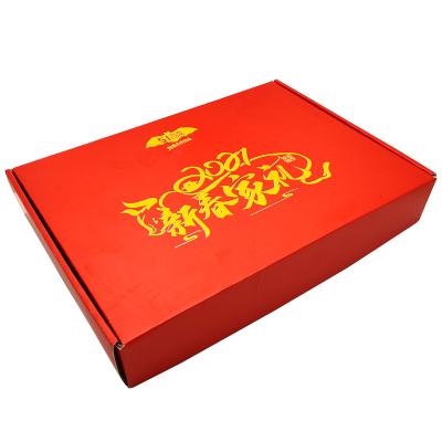 China Recyclable High Quality 2021 Custom New Products Unique Logo Embalagem Take Away Food Packaging Lunch Box Paper Box for sale