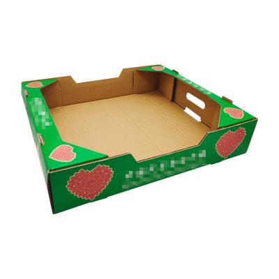 China Recyclable Custom Corrugated Box Transport Box Is Suitable For Strawberry Packing Box for sale