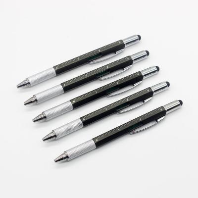 China office & School pen screwdriver tool trackball pen, air level, ruler, black ball pen for sale