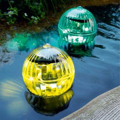 China LANDSCAPE POOL Waterproof Color Changing Garden Pool Light Global Ball Solar Floating Pool Light for sale