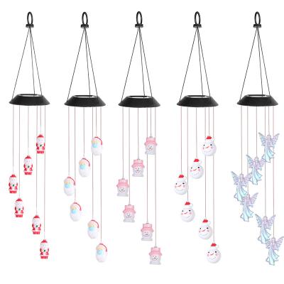 China Online Sale Garden Window Display Holiday Decor Solar Power Wind Chime Light for Christmas Halloween New Year Party Decor for sale