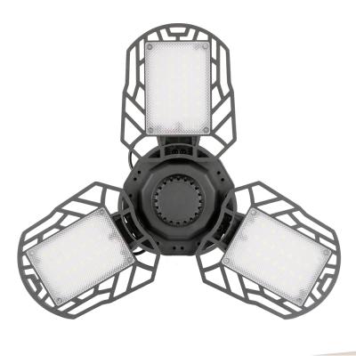 China Foldable Solar Fan 3pc Or 4pc Ceiling Light 72led 96led 3 Foldable Solar Fan Ceiling Light 3 Working Modes With Indicator Light for sale