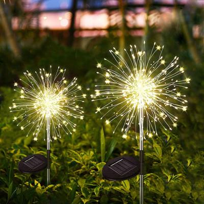 China Garden 90 LED 120 LED 150 Led Solar Garden Firework Light, Solar Powered DIY Firework Pathway Light for Decor Patio Yard Lawn Light for sale