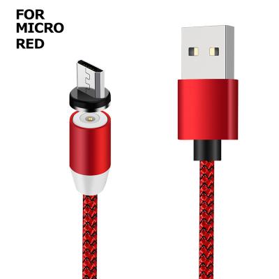 China Strong Magnetic Charging Cable 2.4A Android Micro USB Charging Usb Data Cable Adapter Magnetic Charging Charger For Samsung for sale