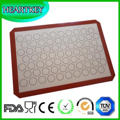 China New arrival square shaped anti slip silicon baking mat for sale