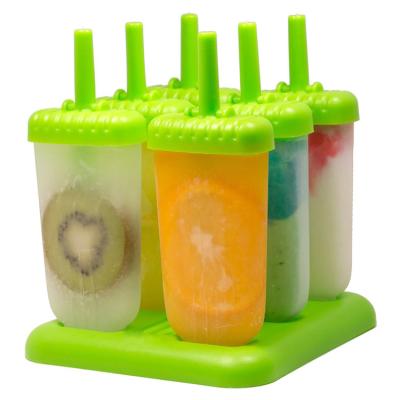 China BPA Free Frozen Ice Pop Maker Molds for sale