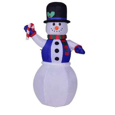 China Shivering Inflatable Snowman Big LED Decorations Garden Yard Holiday Decoration for sale