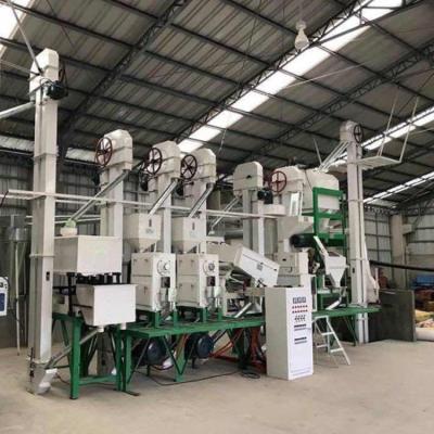 China High Efficiency 30-40 Ton Per Day Paddy Processing Plant Hulled Rice Milling Plant for sale