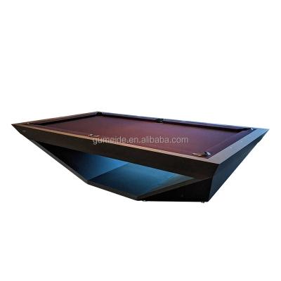 China 6ft 7ft 8ft 9ft dining pool tables for sale factory direct sale most popular high end custom modern luxury solid wood dining pool table 7ft 8ft 9ft billiard pool tables for sale