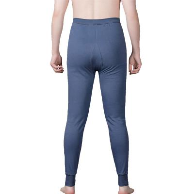 China Factory New Style Soft Polyester Men's Thermal Underwear Men Heated Long John Men's Cotton Autumn Pants for sale