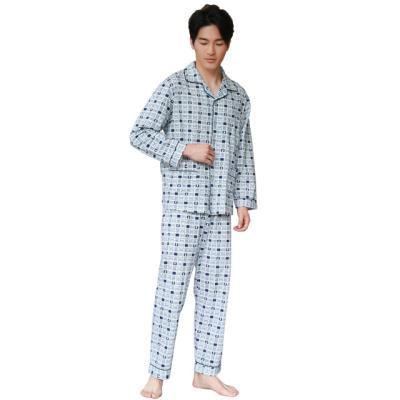 China Soft Factory Price Personalized Customization Knitted Mens Sleepwear Pajamas Set For Summer for sale